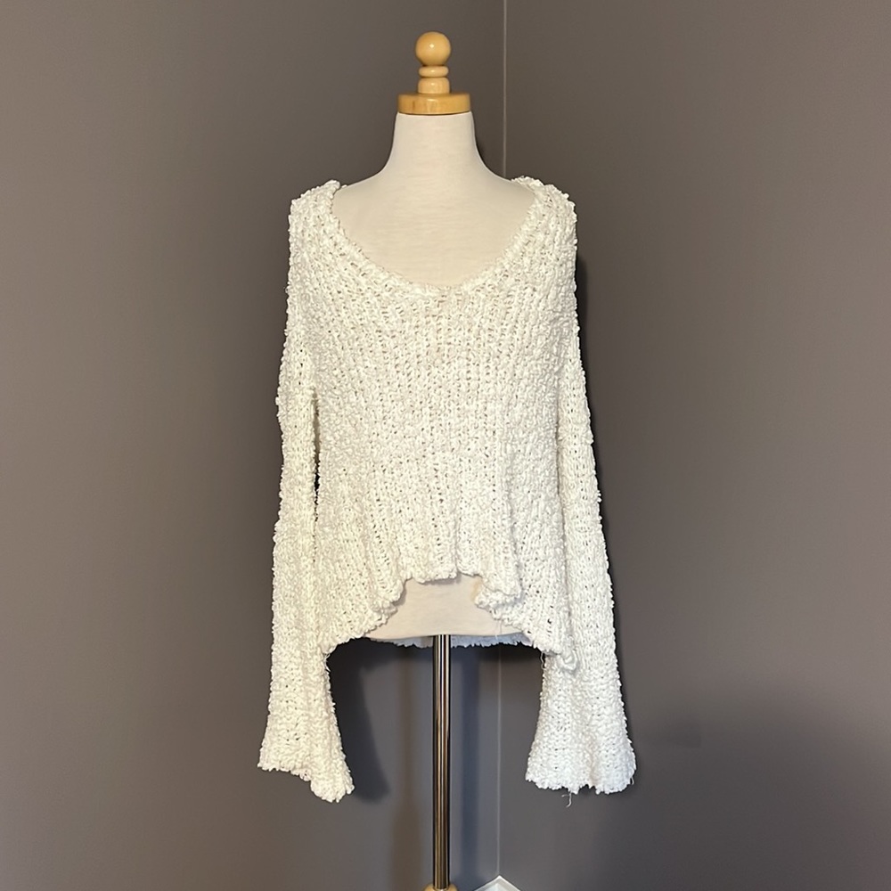Free People Sand Dune Knit Pullover Sweater